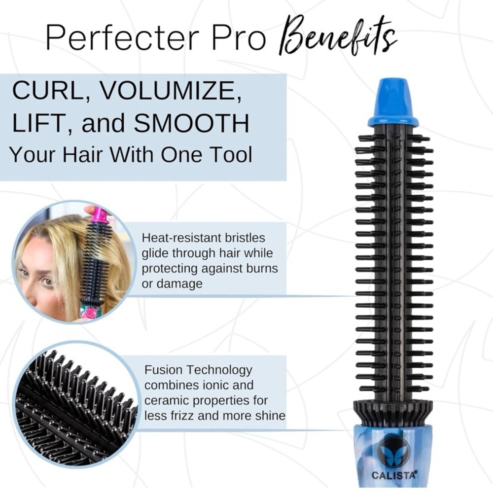 Calista perfect pro heated round brush. Rhododendron pattern - Picture 8 of 10